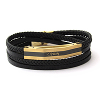 فروش ویژه دستبند چرم ویتالی طرح Tony