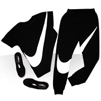 فروش ویژه ست تی شرت و شلوار مردانه + کفش Nike