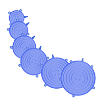 فروش ویژه درپوش سیلیکونی 6 عددی ظروف