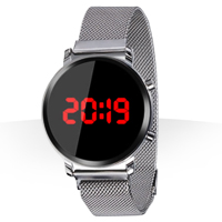 فروش ویژه ساعت LED صفحه لمسی طرح Swarovski