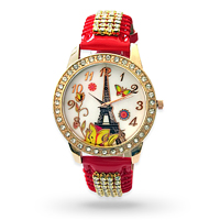 فروش ویژه ساعت مچی دخترانه طرح ایفل