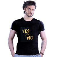 فروش ویژه تی شرت مردانه طرح Yes or No