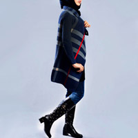 فروش ویژه مانتو پانچ بافت زمستانی