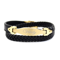 فروش ویژه دستبند چرم طرح لاکچری