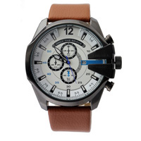 فروش ویژه ساعت بند چرم دیزل مدل Mega Chief