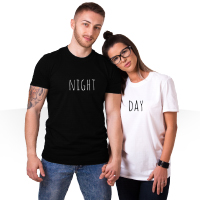 فروش ویژه ست تی شرت مردانه و زنانه Night-Day