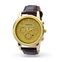 فروش ویژه ساعت مچی بند چرم Romanson