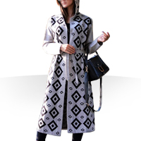 فروش ویژه مانتو بافت کلاه دار Vaina