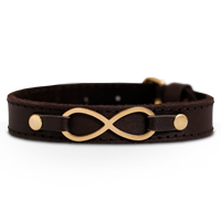 فروش ویژه دستبند چرم طرح بی نهایت