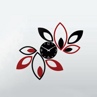 فروش ویژه ساعت دیواری طرح گلبرگ