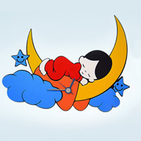 فروش ویژه ساعت دیواری طرح رویای کودک