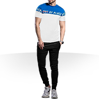 فروش ویژه ست تی شرت و شلوار اسلش Place