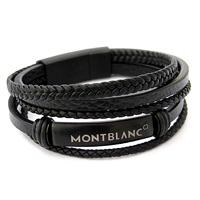 فروش ویژه دستبند چرم طرح Montblanc
