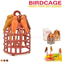 فروش ویژه چنگال میوه خوری طرح قفس