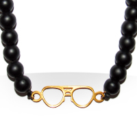 فروش ویژه گردنبند سنگی پلاک عینک